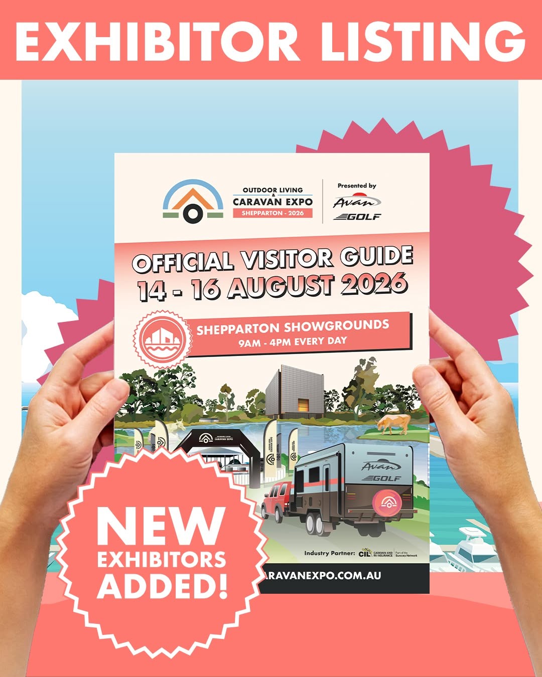 Shepparton Outdoor Living & Caravan Expo — 4x4 spectator event in Melbourne, VIC on Friday 14 August 2026