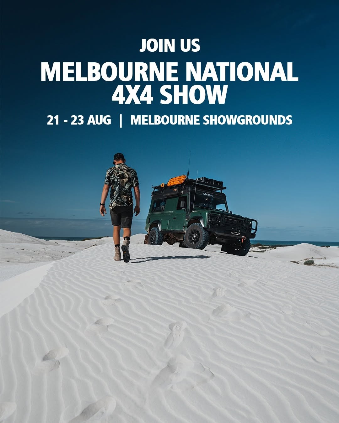 Melbourne National 4x4 Show — 4x4 spectator event in Melbourne, VIC on Friday 21 August 2026