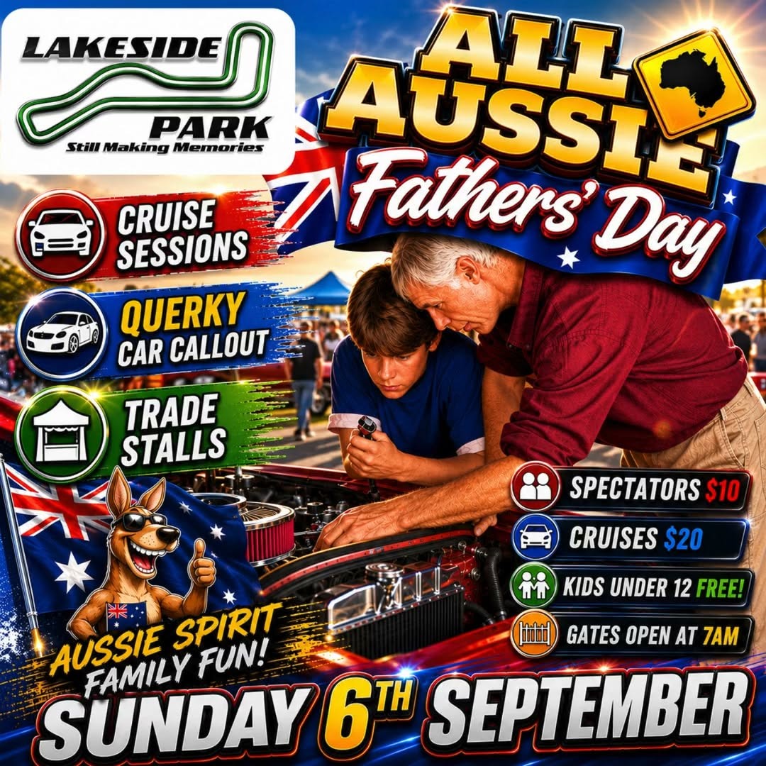 All-Aussie Day — Muscle/Classic spectator event in Brisbane, QLD on Sunday 6 September 2026