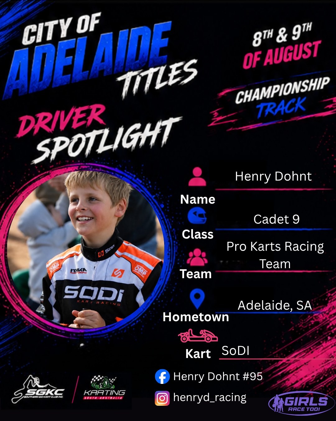 City of Adelaide Titles — track day in Adelaide, SA on Saturday 8 August 2026