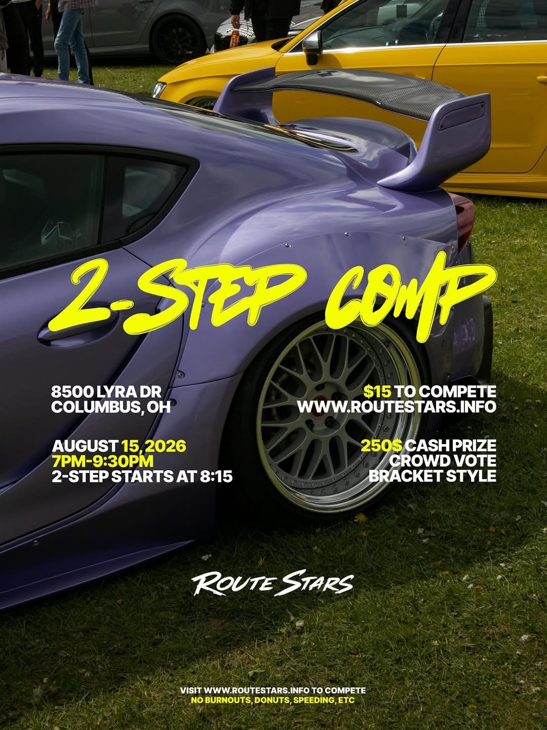 2-Step Comp — JDM car meet in International on Saturday 15 August 2026