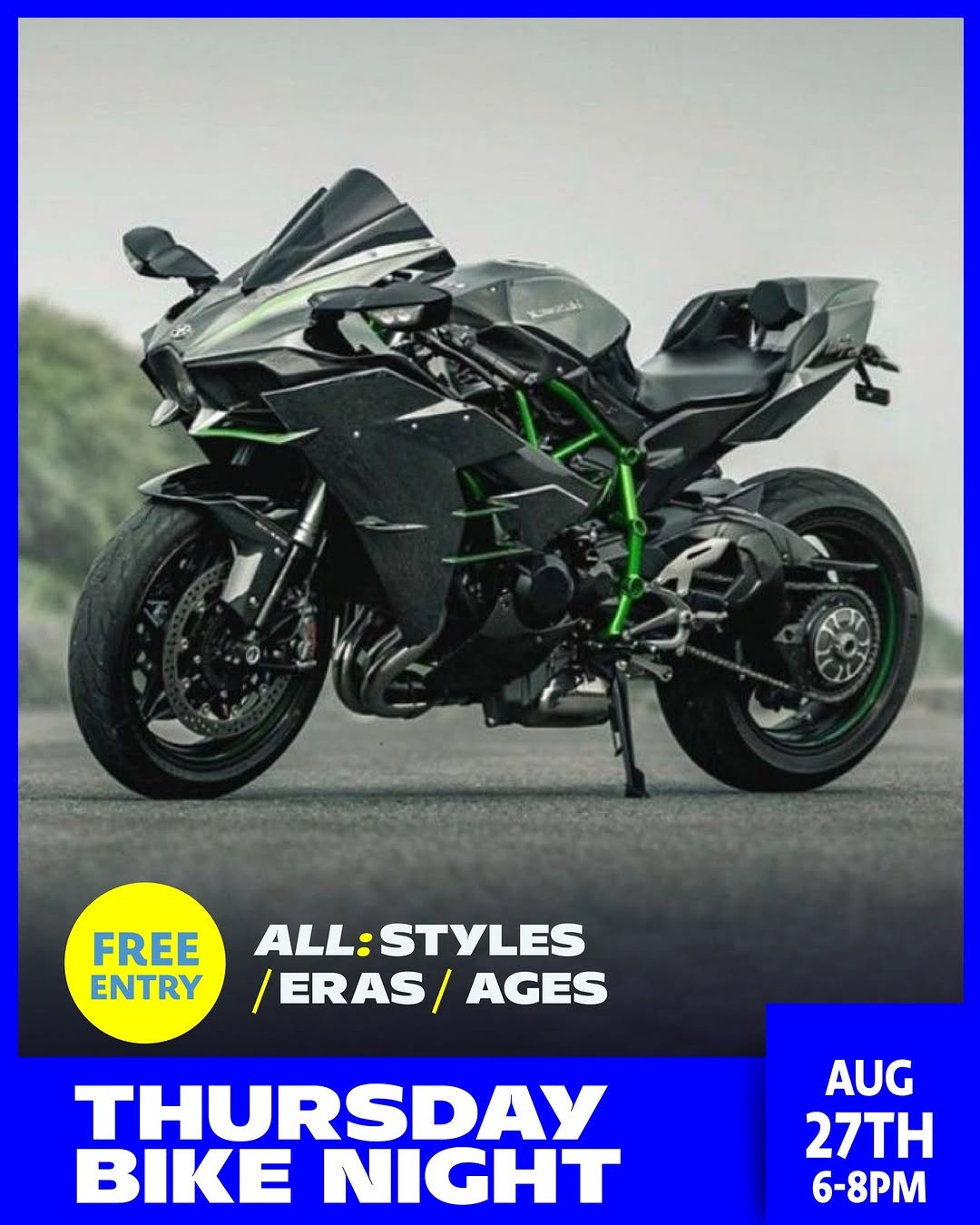 Thursday Bike Night — Classic car meet in Sydney, NSW on Thursday 27 August 2026