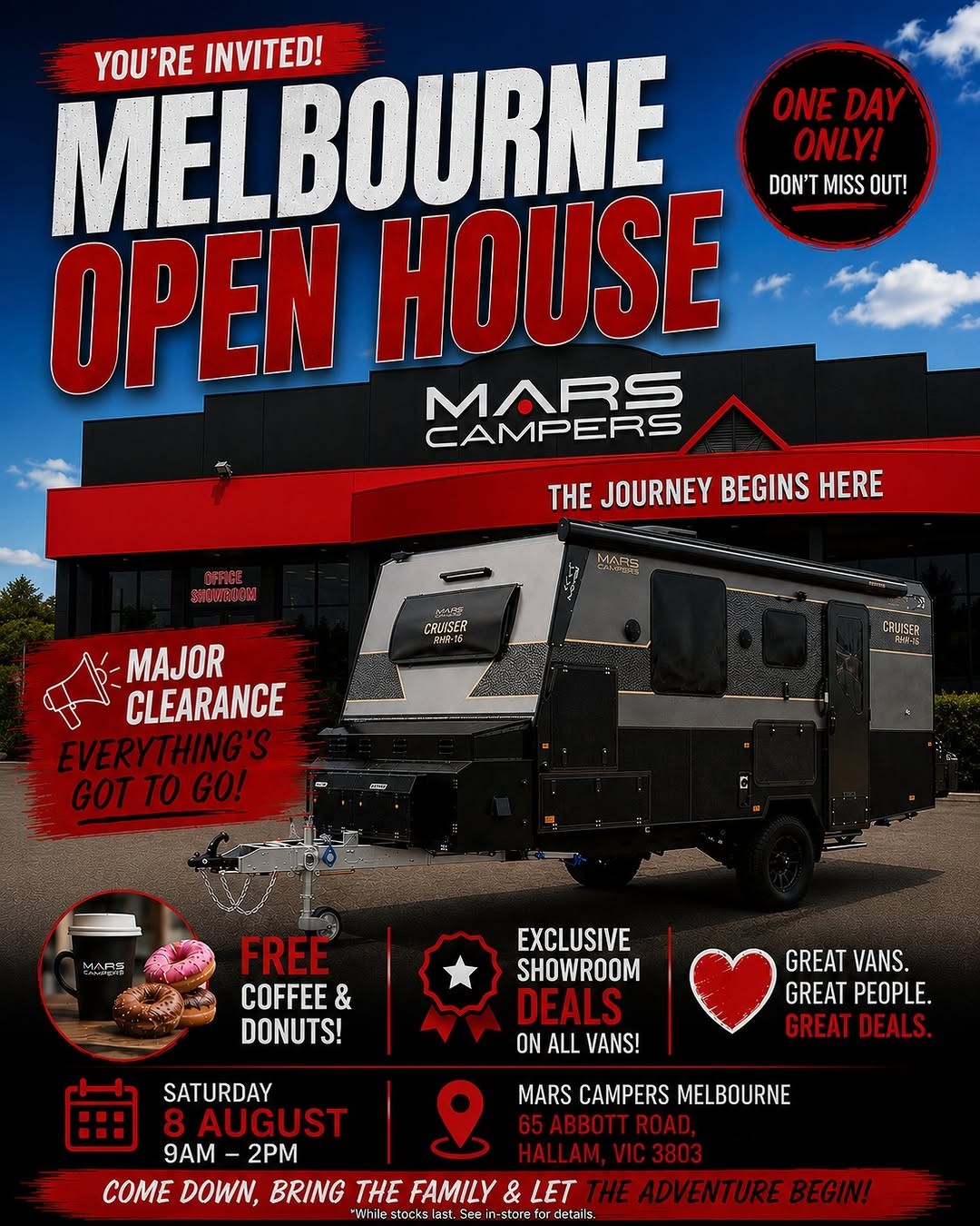 Melbourne Open House — 4x4 car meet in Melbourne, VIC on Saturday 8 August 2026