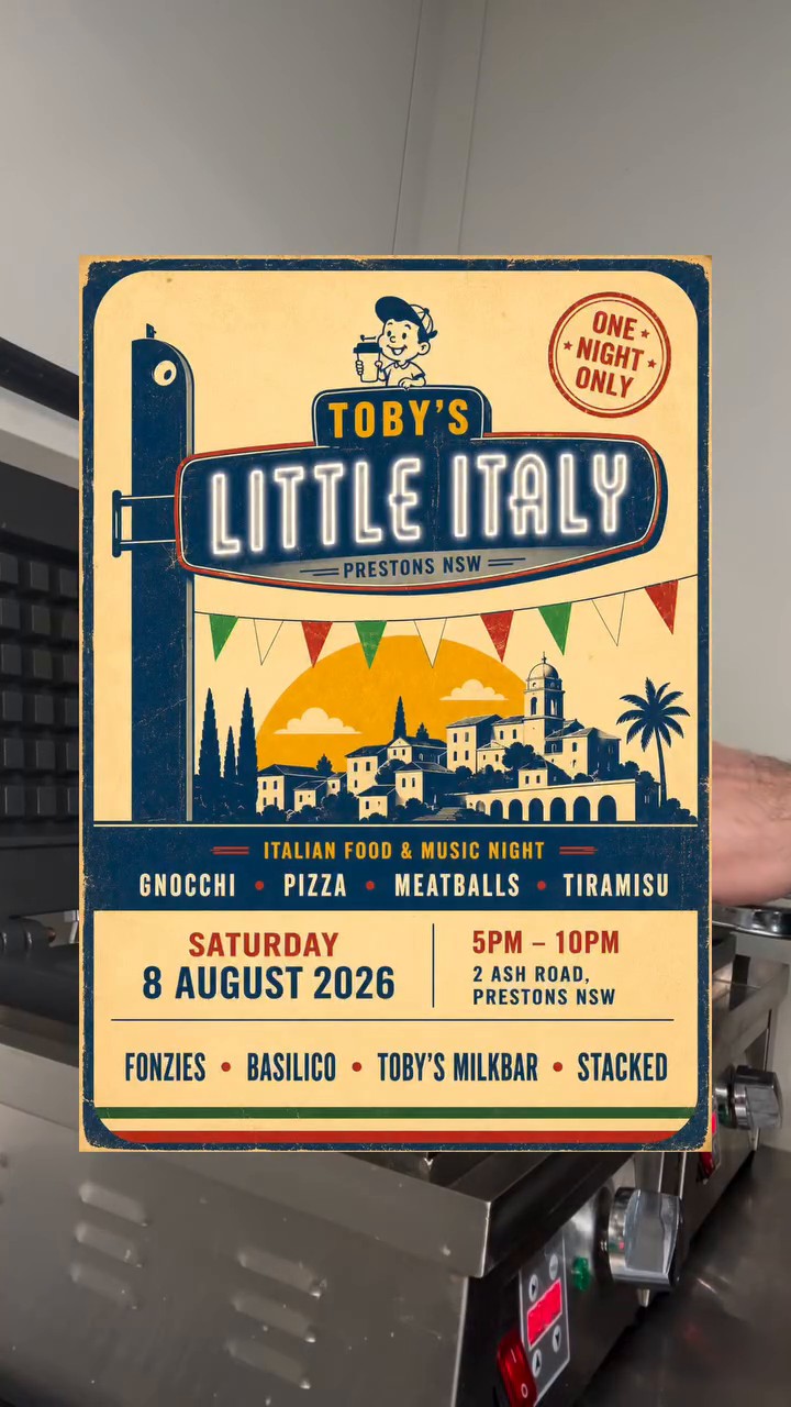 Toby’s Little Italy — car meet in Sydney, NSW on Saturday 8 August 2026