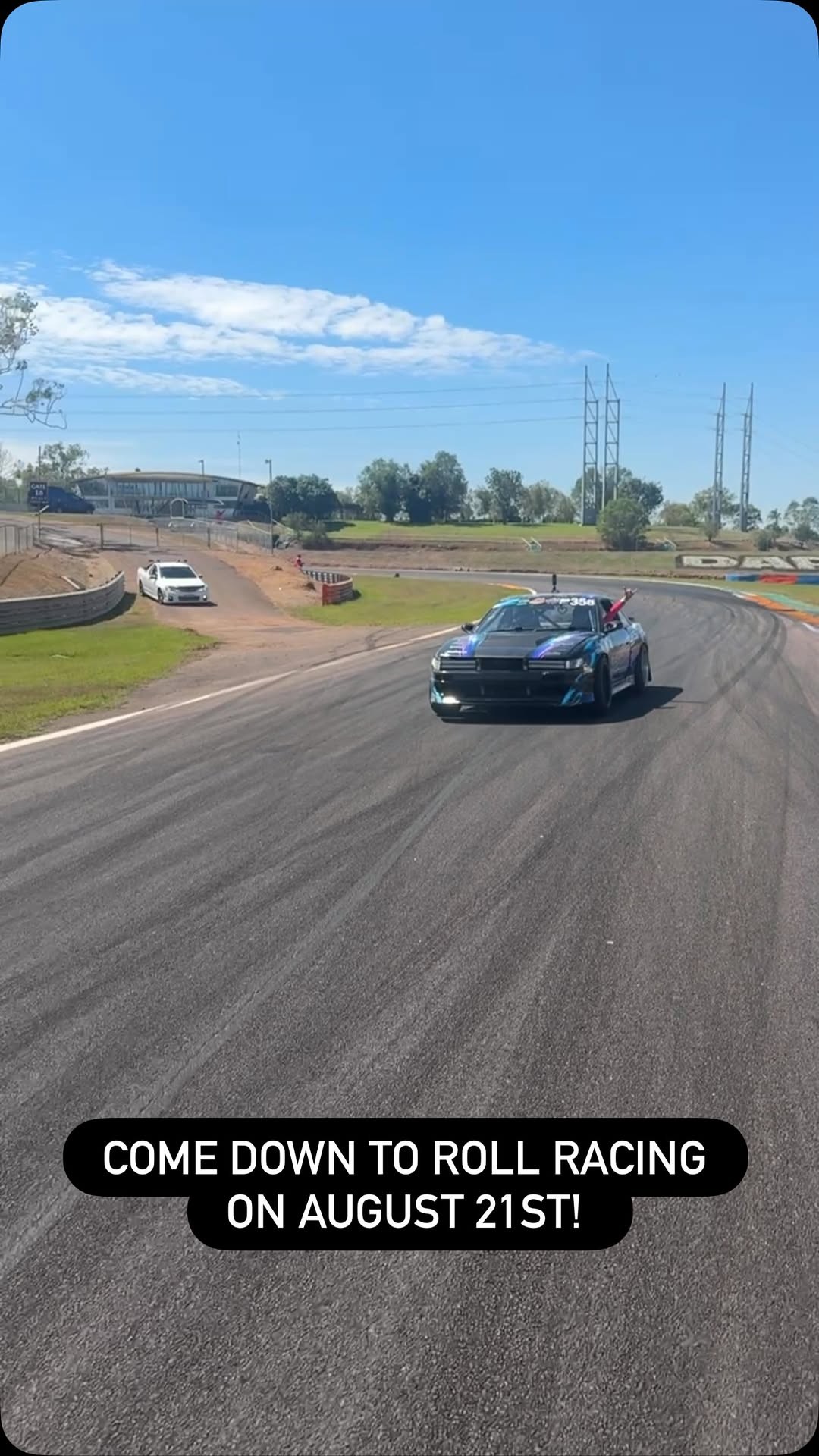 Roll Racing — JDM/Muscle track day in Darwin, NT on Friday 21 August 2026