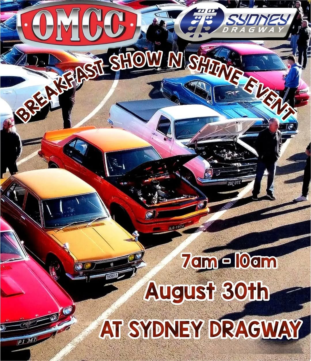 OMCC Breakfast Show n Shine — Classic/JDM car meet in Sydney, NSW on Sunday 30 August 2026