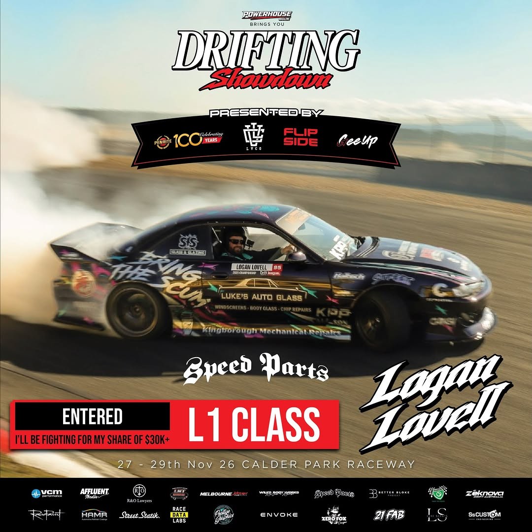 Drifting Showdown — Euro/JDM spectator event in Melbourne, VIC on Friday 27 November 2026