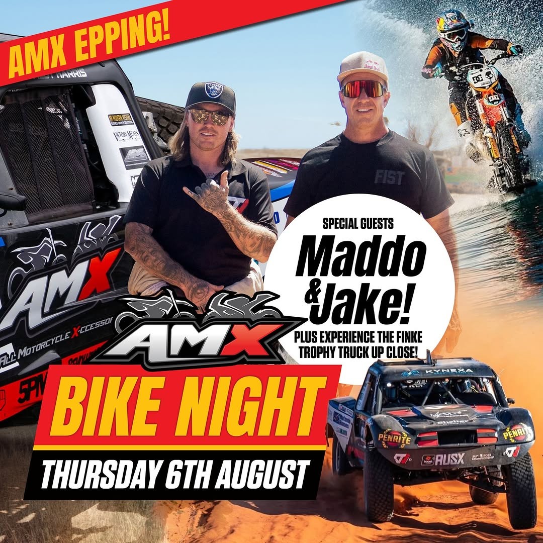 AMX Bike Night — 4x4 car meet in Melbourne, VIC on Thursday 6 August 2026