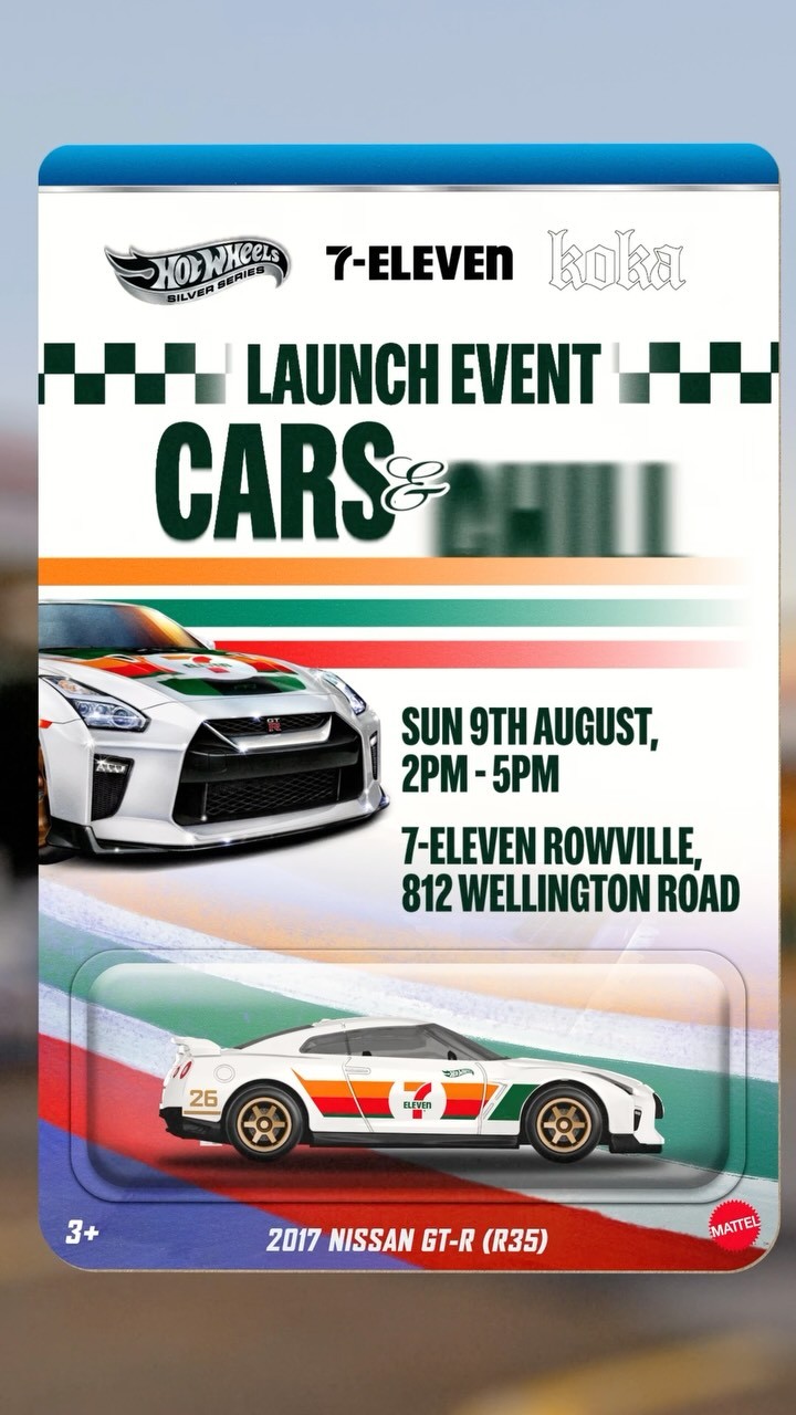Cars & Chill: Hot Wheels Launch — JDM car meet in Melbourne, VIC on Sunday 9 August 2026