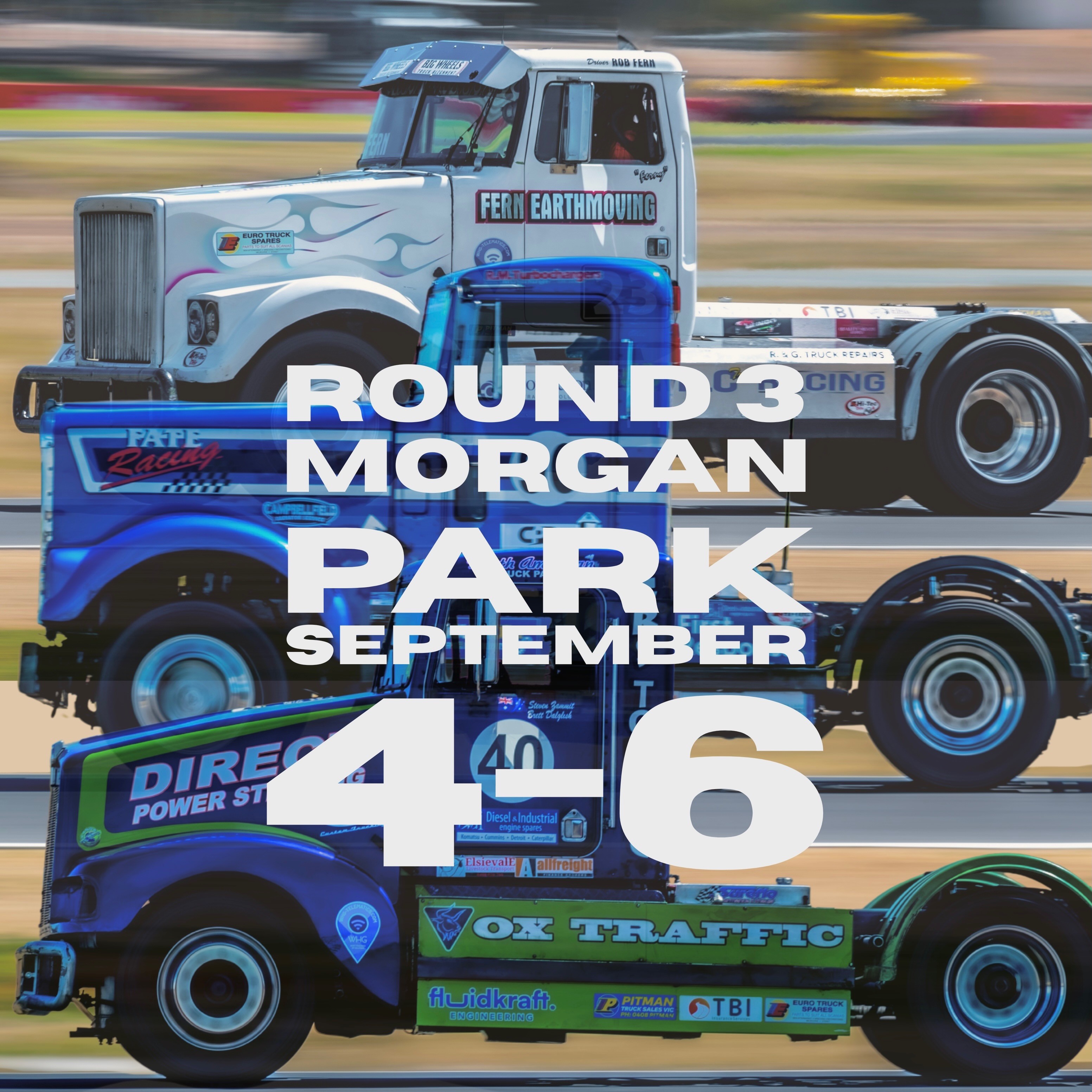 Australian Super Trucks Round 3 — Muscle spectator event in Toowoomba, QLD on Friday 4 September 2026