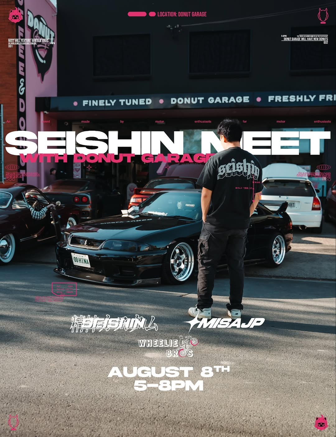 Seishin Meet with Donut Garage — JDM/Stance car meet in Sydney, NSW on Saturday 8 August 2026