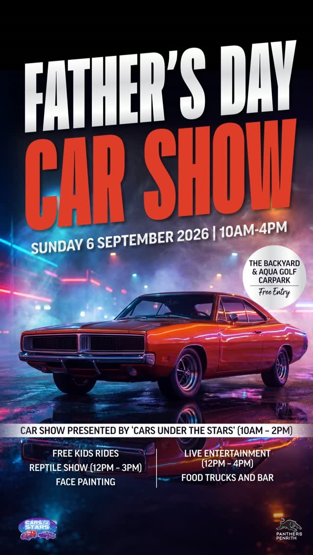 Father's Day Car Show — Classic/Muscle car meet in Sydney, NSW on Sunday 6 September 2026
