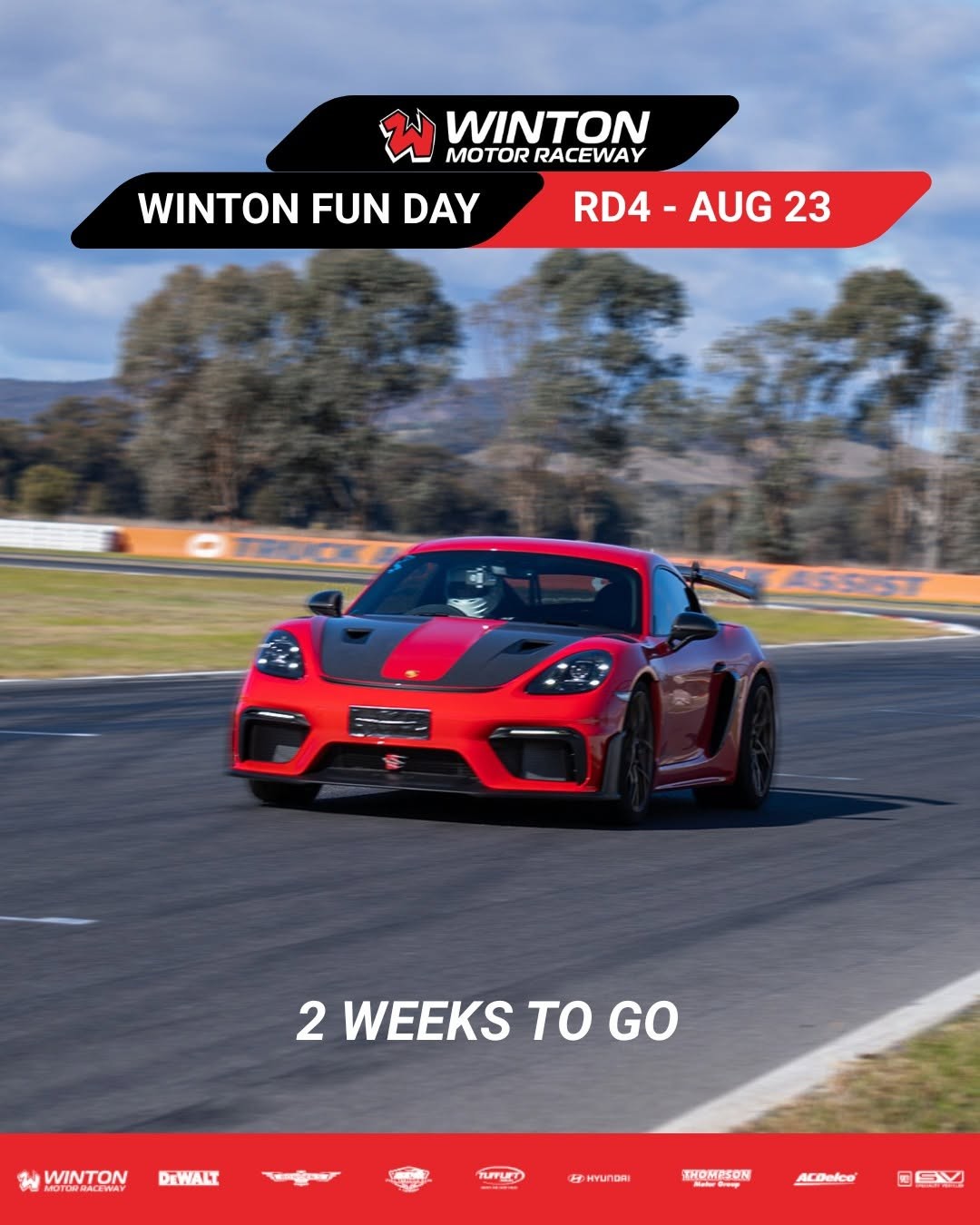 Winton Fun Day RD4 — track day in Melbourne, VIC on Sunday 23 August 2026