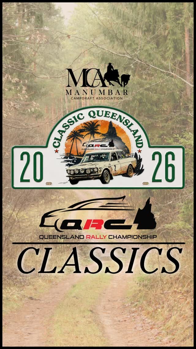 Manumbar Campdraft Classic Queensland Rally — Classic track day in Brisbane, QLD on Saturday 15 August 2026