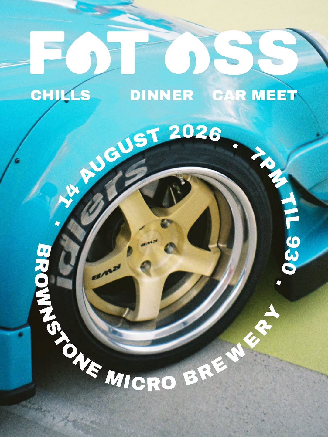 Fat Ass Chills Dinner Car Meet — JDM/Euro car meet in Melbourne, VIC on Friday 14 August 2026