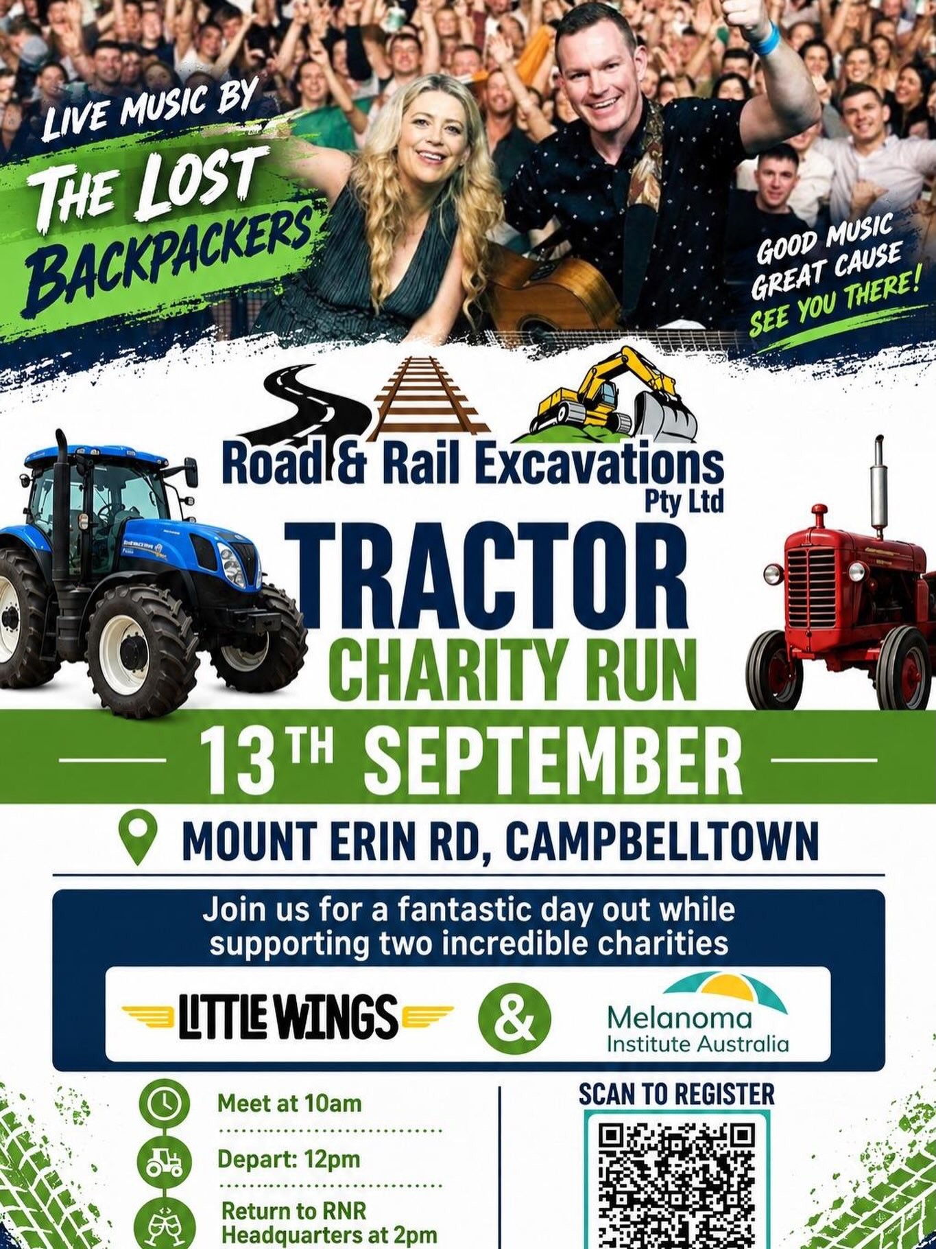 Tractor Charity Run — car meet in Sydney, NSW on Sunday 13 September 2026