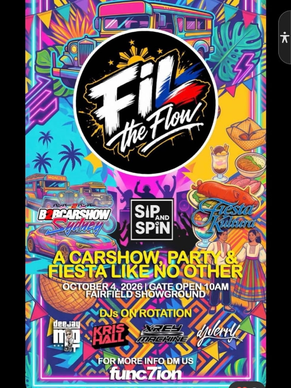Fil the Flow — Stance/JDM spectator event in Sydney, NSW on Sunday 4 October 2026