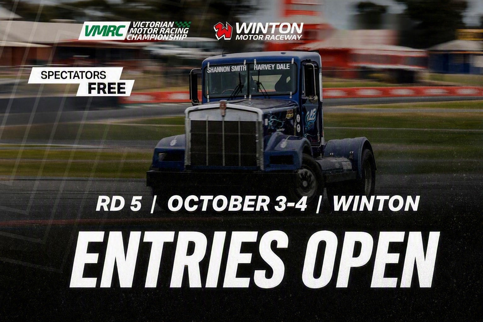 Victorian Motor Racing Championship Round 5 — spectator event in Melbourne, VIC on Saturday 3 October 2026