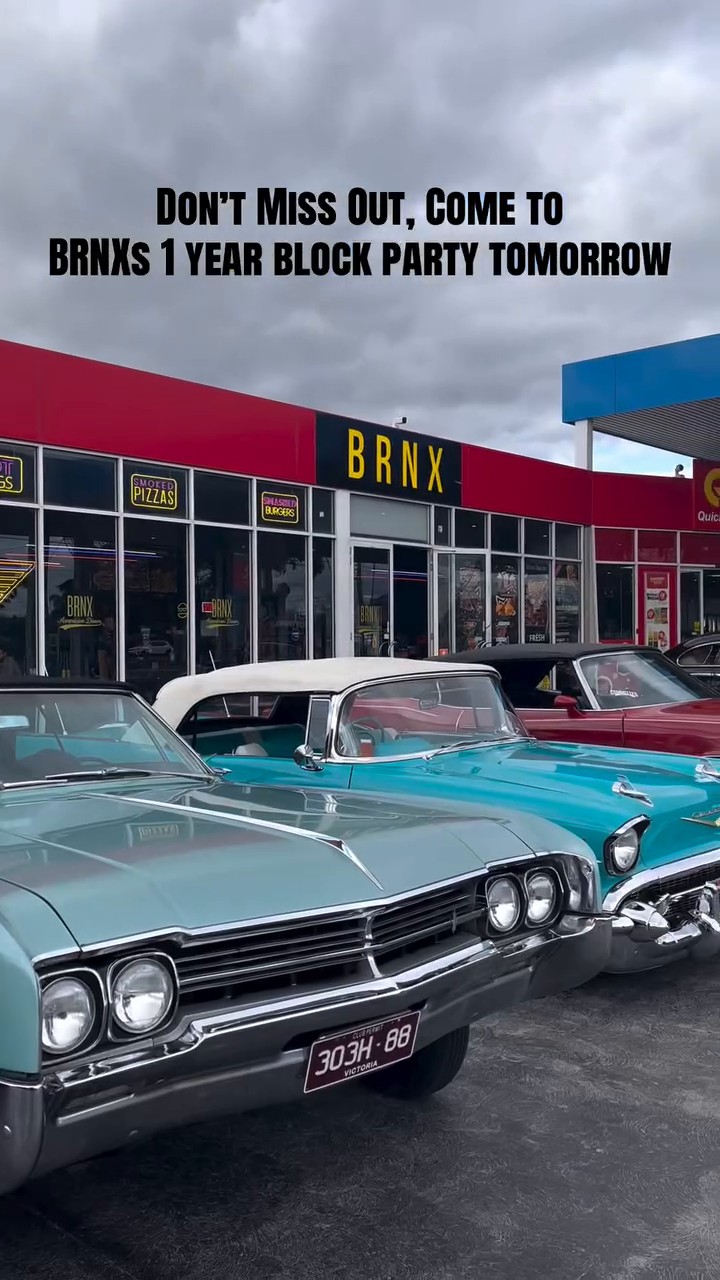BRNX 1 Year Block Party — Classic/Stance car meet in Melbourne, VIC on Friday 4 September 2026