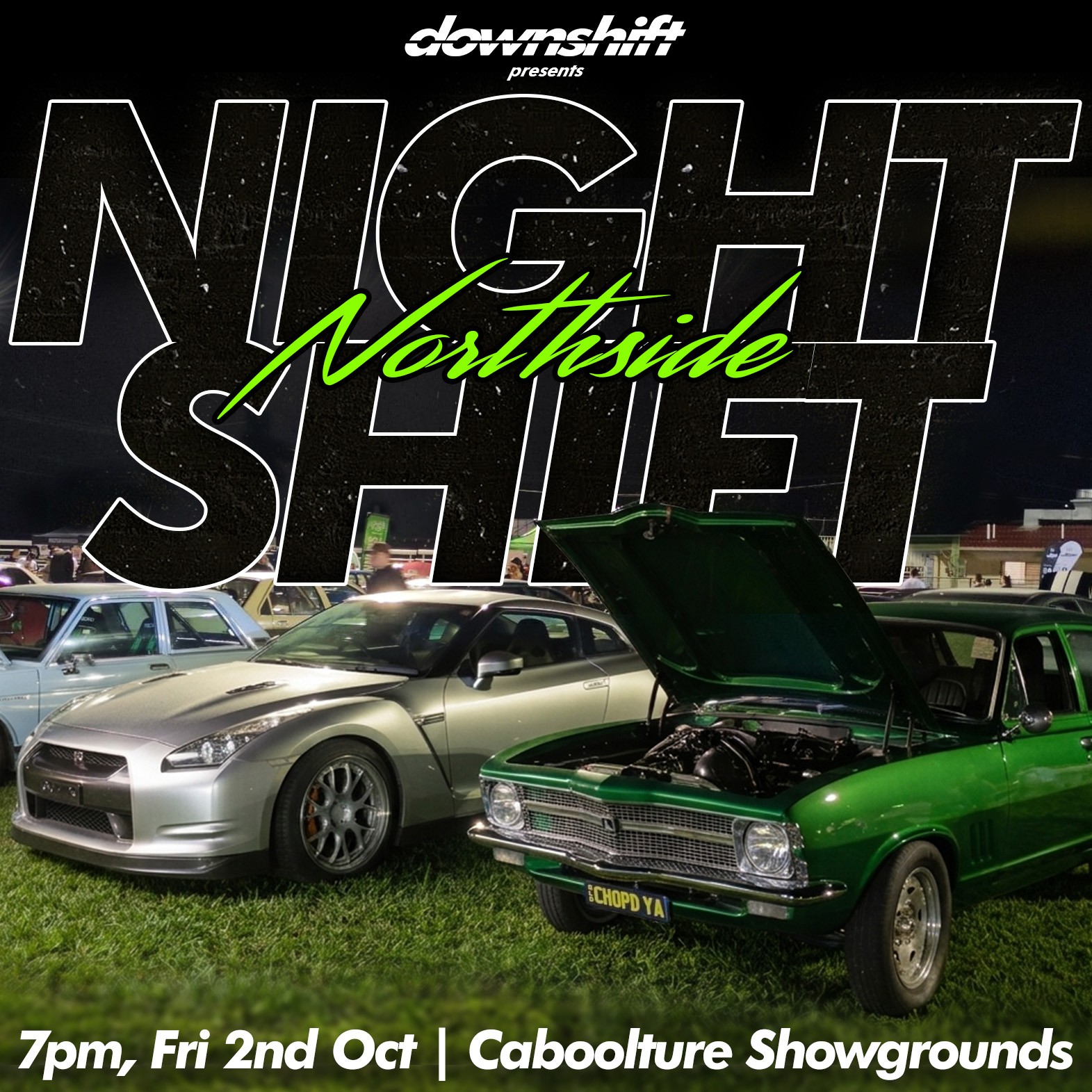 NIGHT SHIFT Northside — JDM/Euro car meet in Brisbane, QLD on Friday 2 October 2026