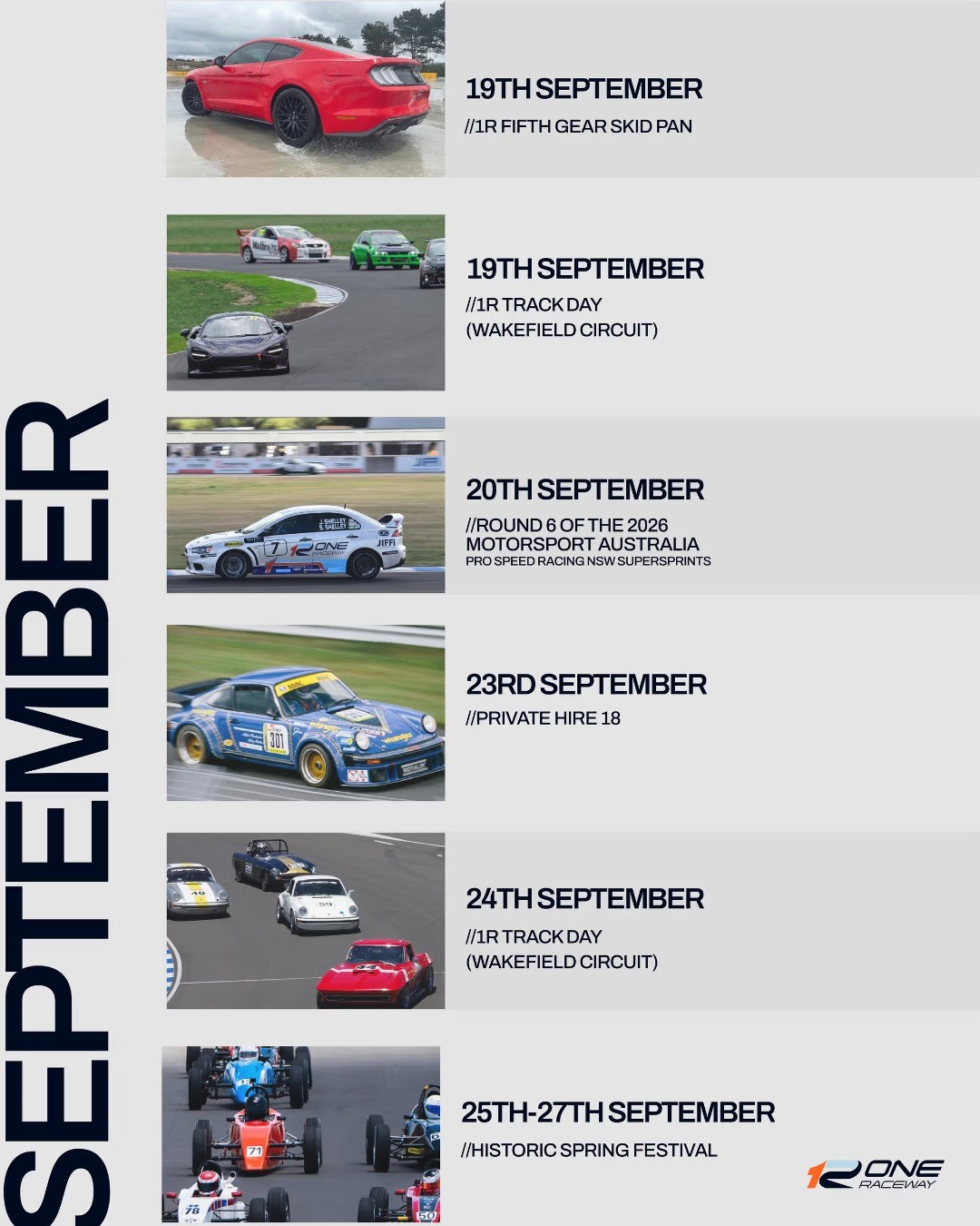 Historic Spring Festival — Classic spectator event in Sydney, NSW on Friday 25 September 2026