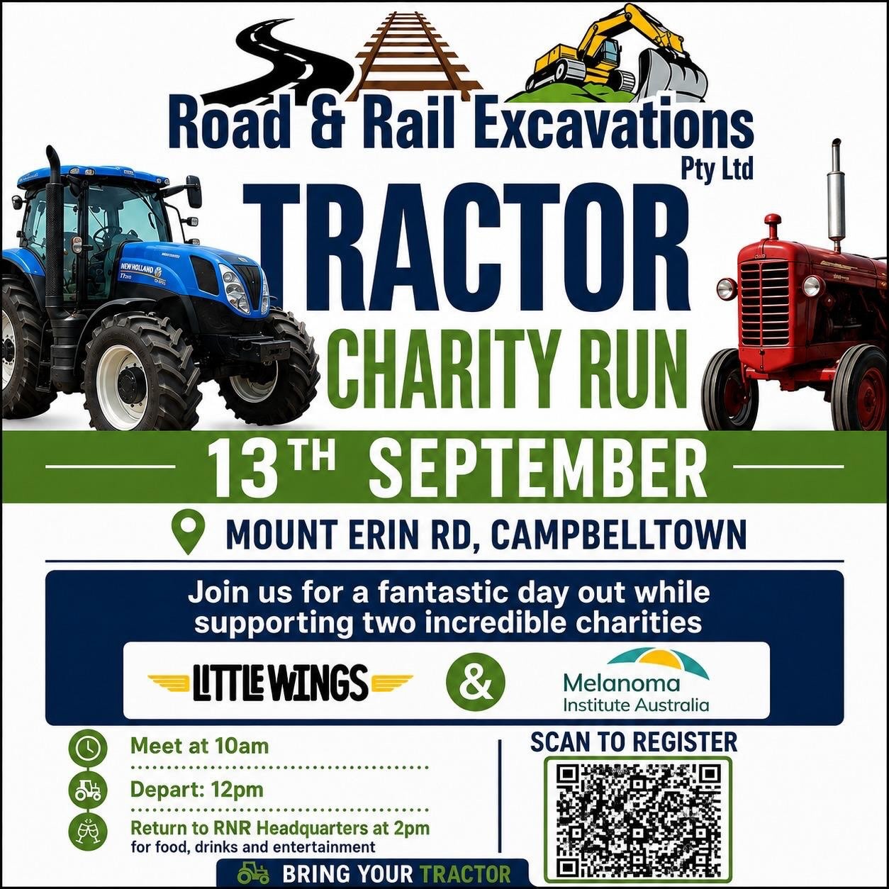 Tractor Charity Run — car meet in Sydney, NSW on Sunday 13 September 2026