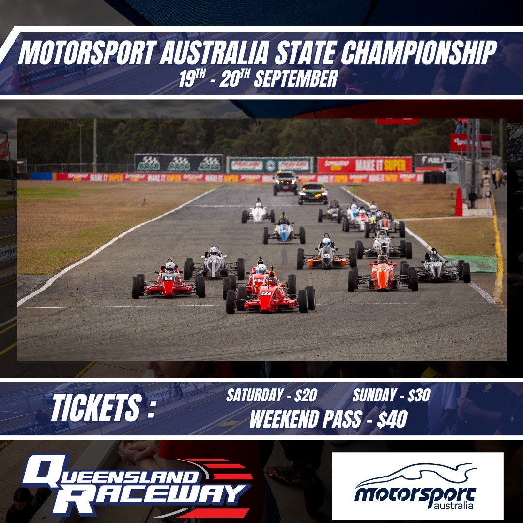 Motorsport Australia State Championship — spectator event in Brisbane, QLD on Saturday 19 September 2026