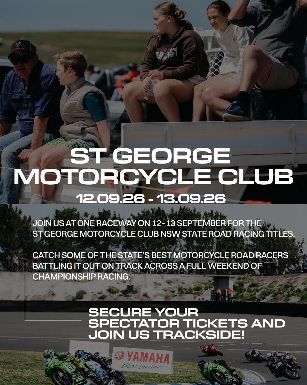 NSW Road Race Championships Round 2 — Classic spectator event in Sydney, NSW on Saturday 12 September 2026