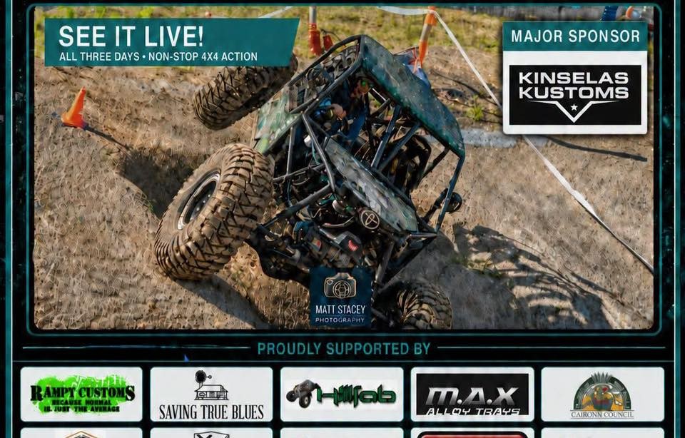 Ultimate Rock Crawling Competition — 4x4 spectator event in Sydney, NSW on Friday 11 September 2026