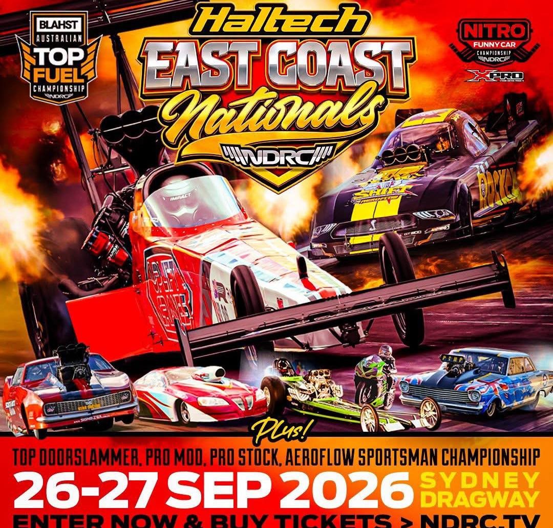 Haltech East Coast Nationals — Muscle spectator event in Sydney, NSW on Saturday 26 September 2026