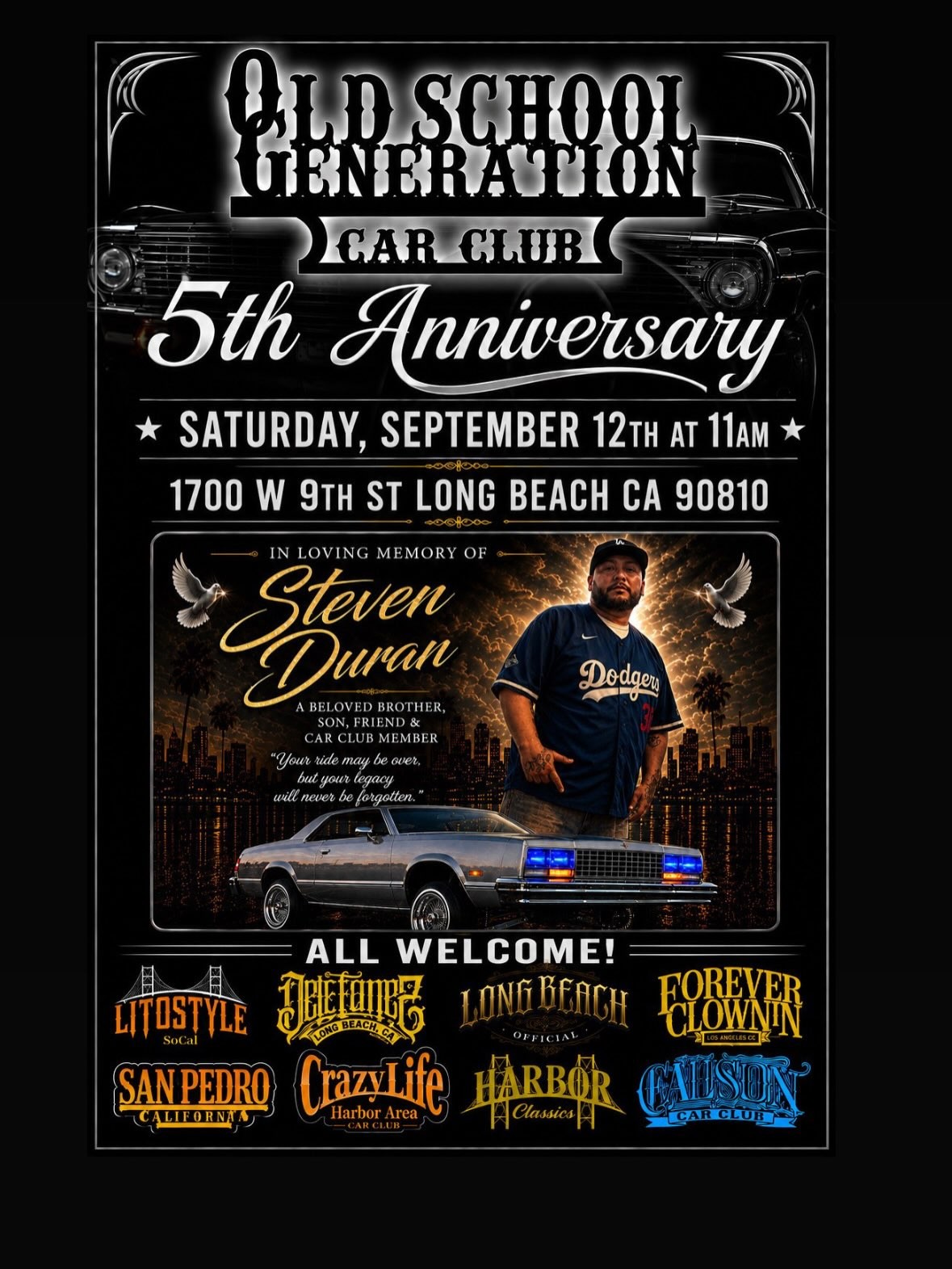 Old School Generation Car Club 5th Anniversary — Classic/Stance car meet in International on Saturday 12 September 2026