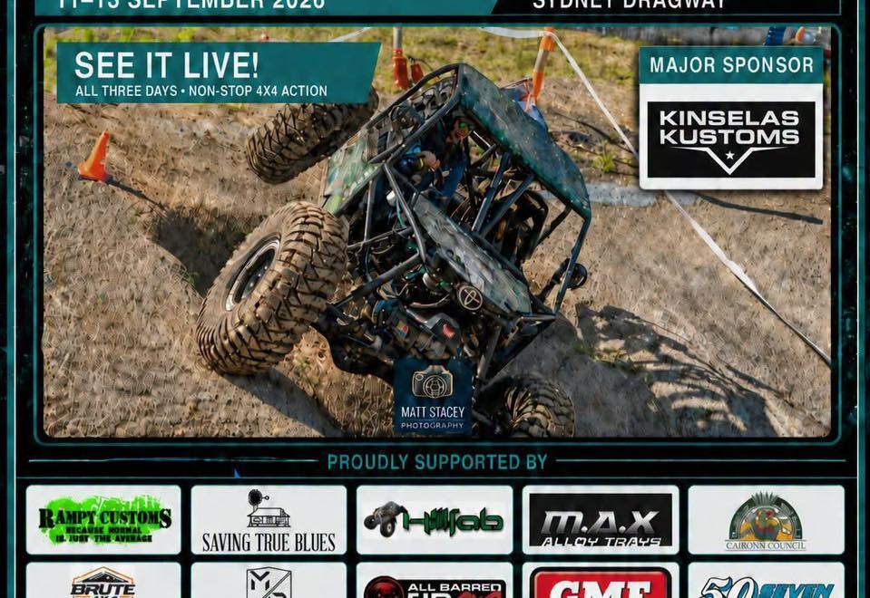 Sydney 4WD and Adventure Show — 4x4 spectator event in Sydney, NSW on Friday 11 September 2026