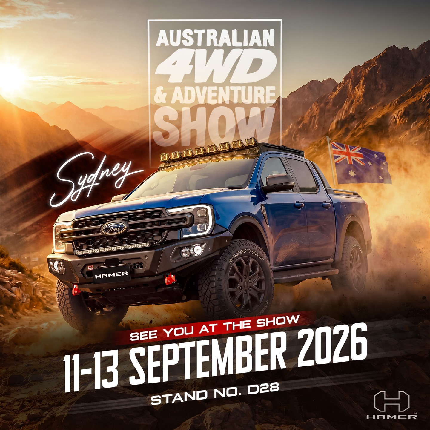Australian 4WD & Adventure Show — 4x4 spectator event in Sydney, NSW on Friday 11 September 2026