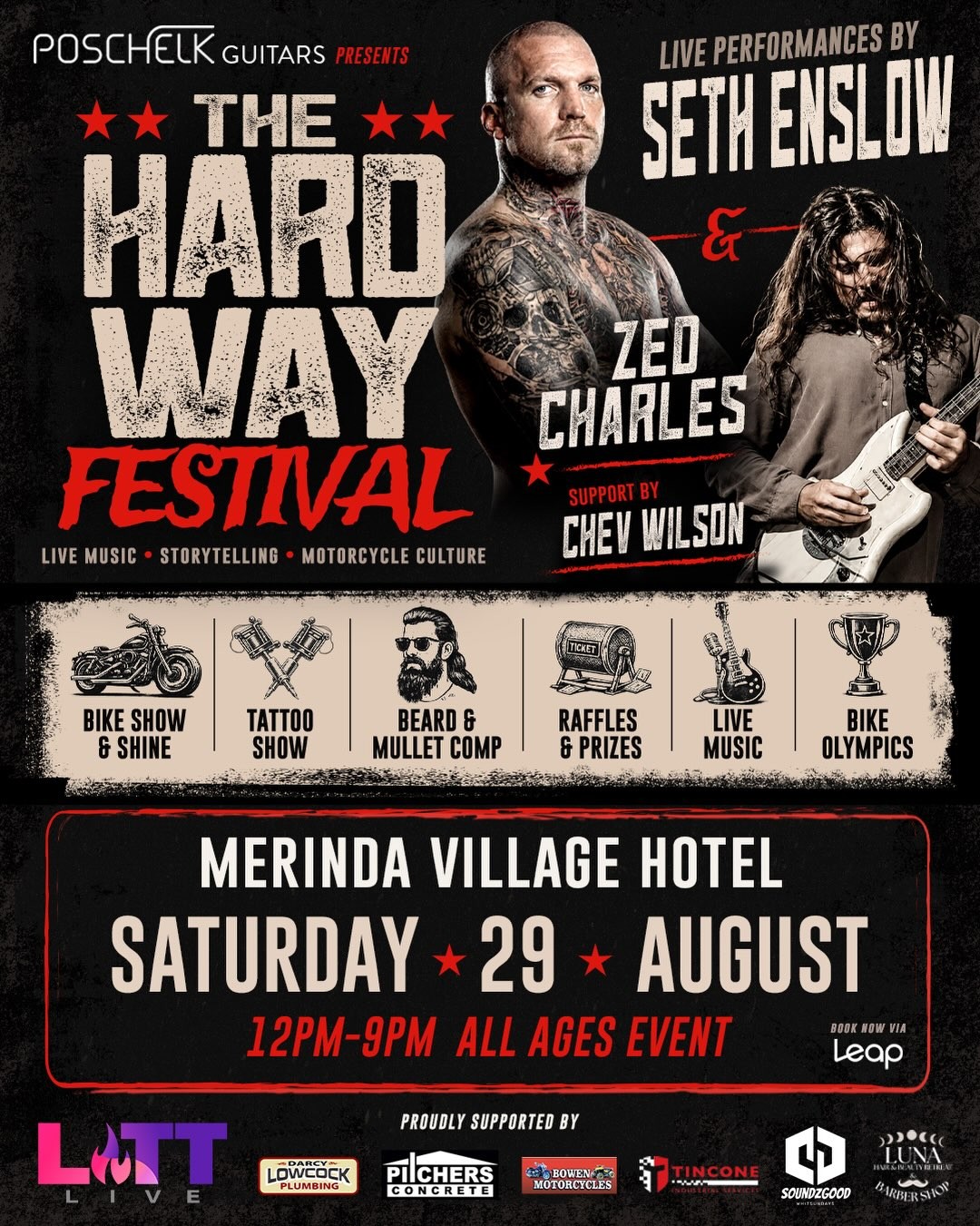 The Hard Way Festival — Classic/Euro spectator event in Brisbane, QLD on Saturday 29 August 2026