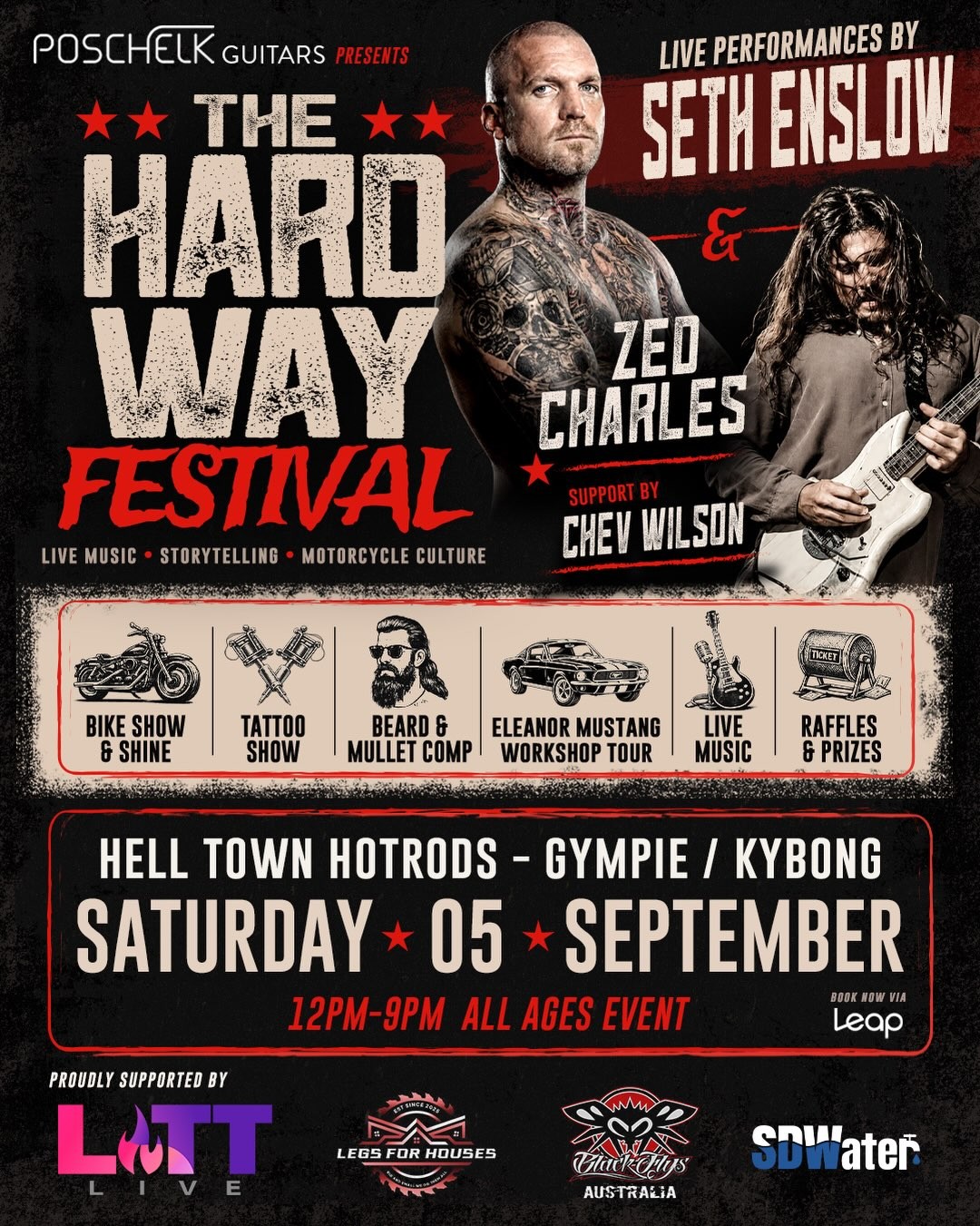 The Hard Way Festival — Classic/Euro spectator event in Brisbane, QLD on Saturday 5 September 2026