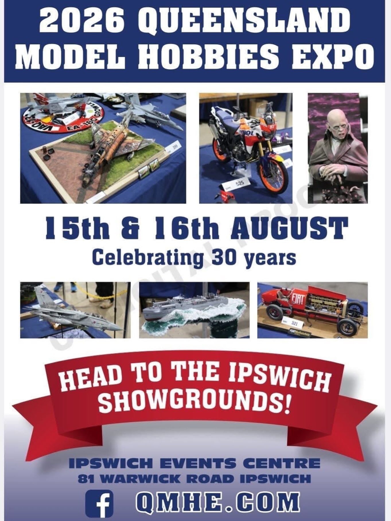 Queensland Model Hobbies Expo — spectator event in Brisbane, QLD on Saturday 15 August 2026