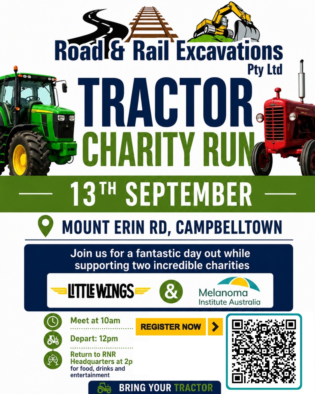 Tractor Charity Run — car meet in Sydney, NSW on Sunday 13 September 2026