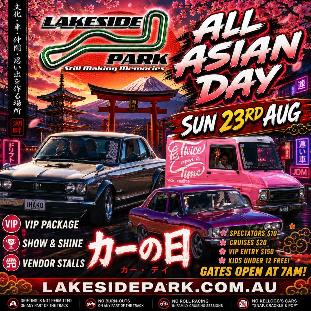 All Asian Day — JDM car meet in Brisbane, QLD on Sunday 23 August 2026