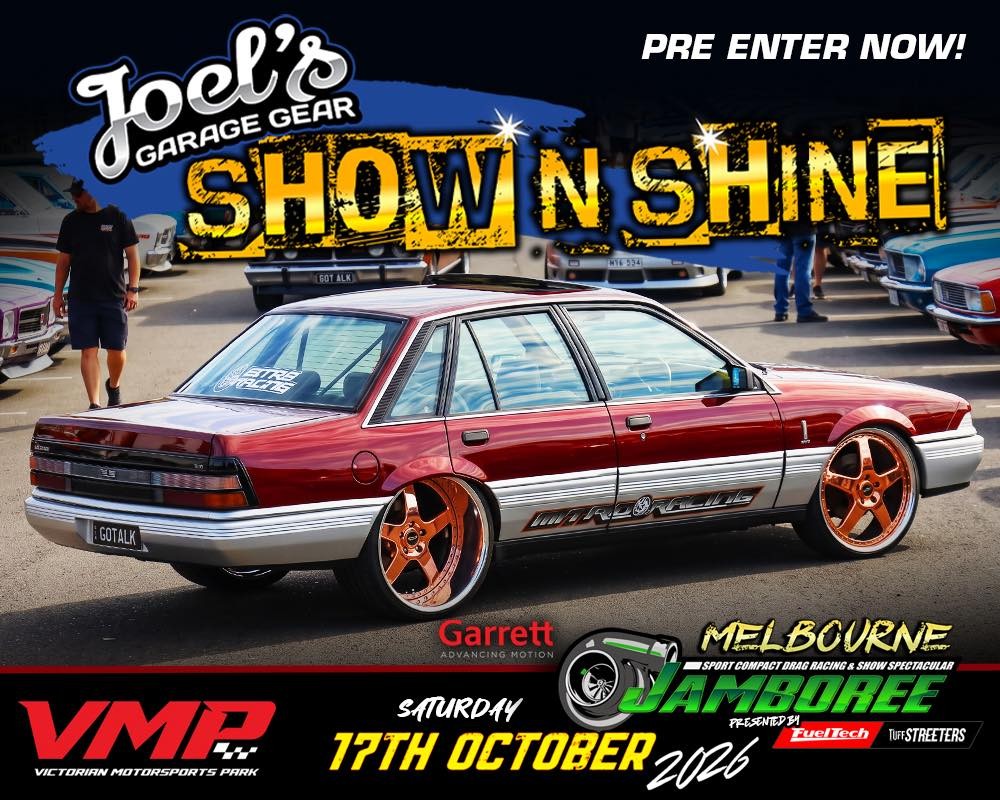 Melbourne Jamboree Show N Shine — JDM/Muscle spectator event in Melbourne, VIC on Saturday 17 October 2026