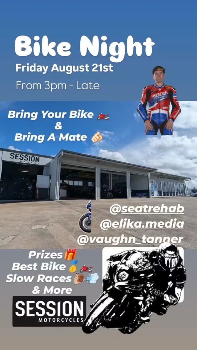 Bike Night — car meet in Sunshine Coast, QLD on Friday 21 August 2026