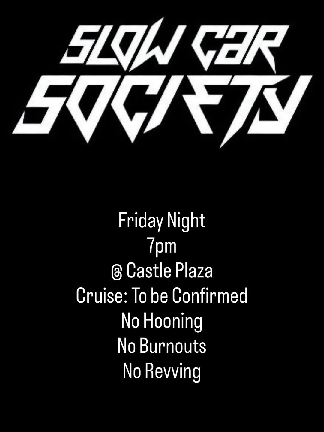 Slow Car Society Meet — JDM/Stance car meet in Adelaide, SA on Friday 21 August 2026