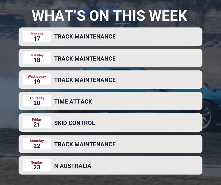 N Australia — track day in Brisbane, QLD on Sunday 23 August 2026