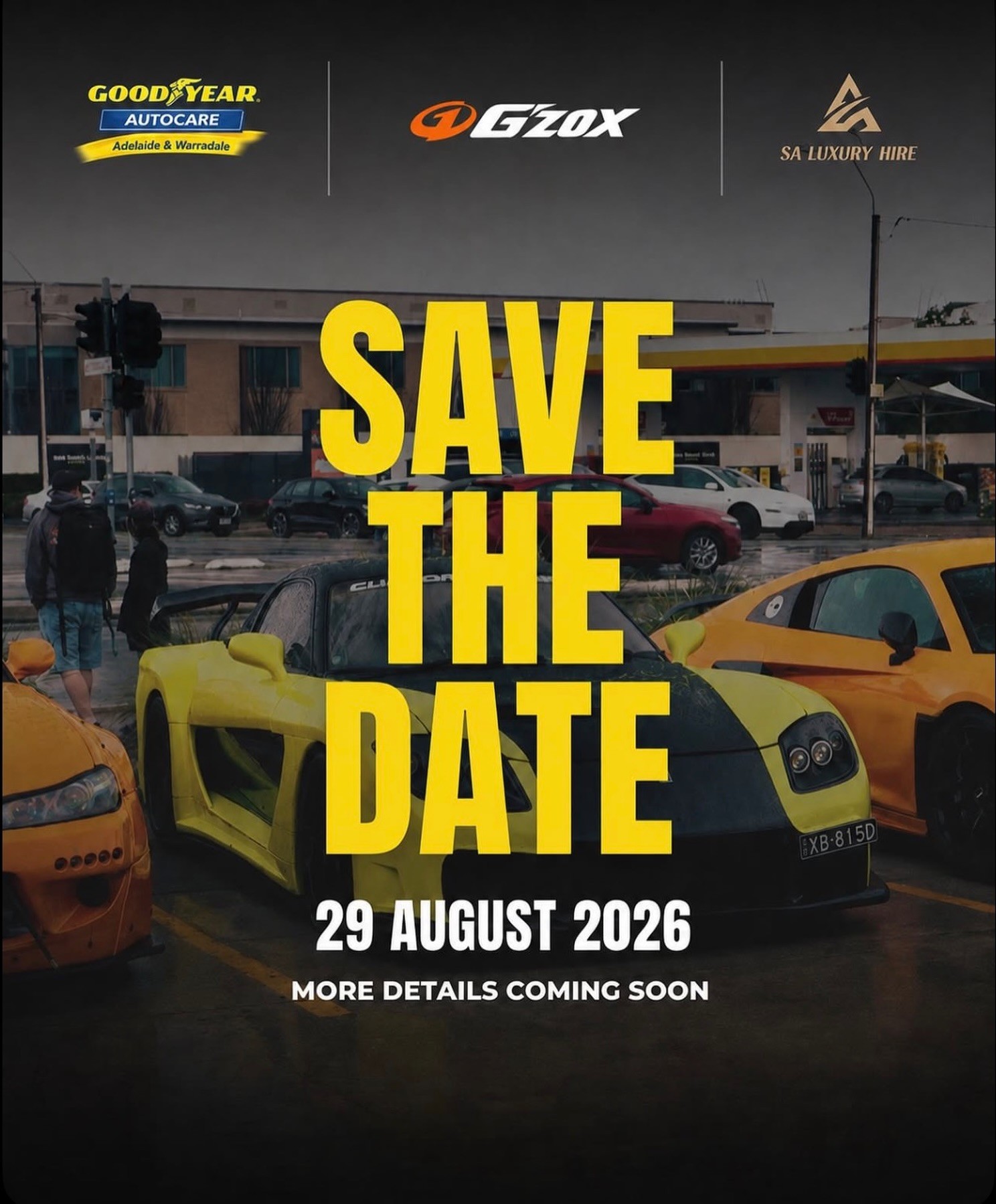 Save The Date Meet — JDM car meet in Adelaide, SA on Saturday 29 August 2026