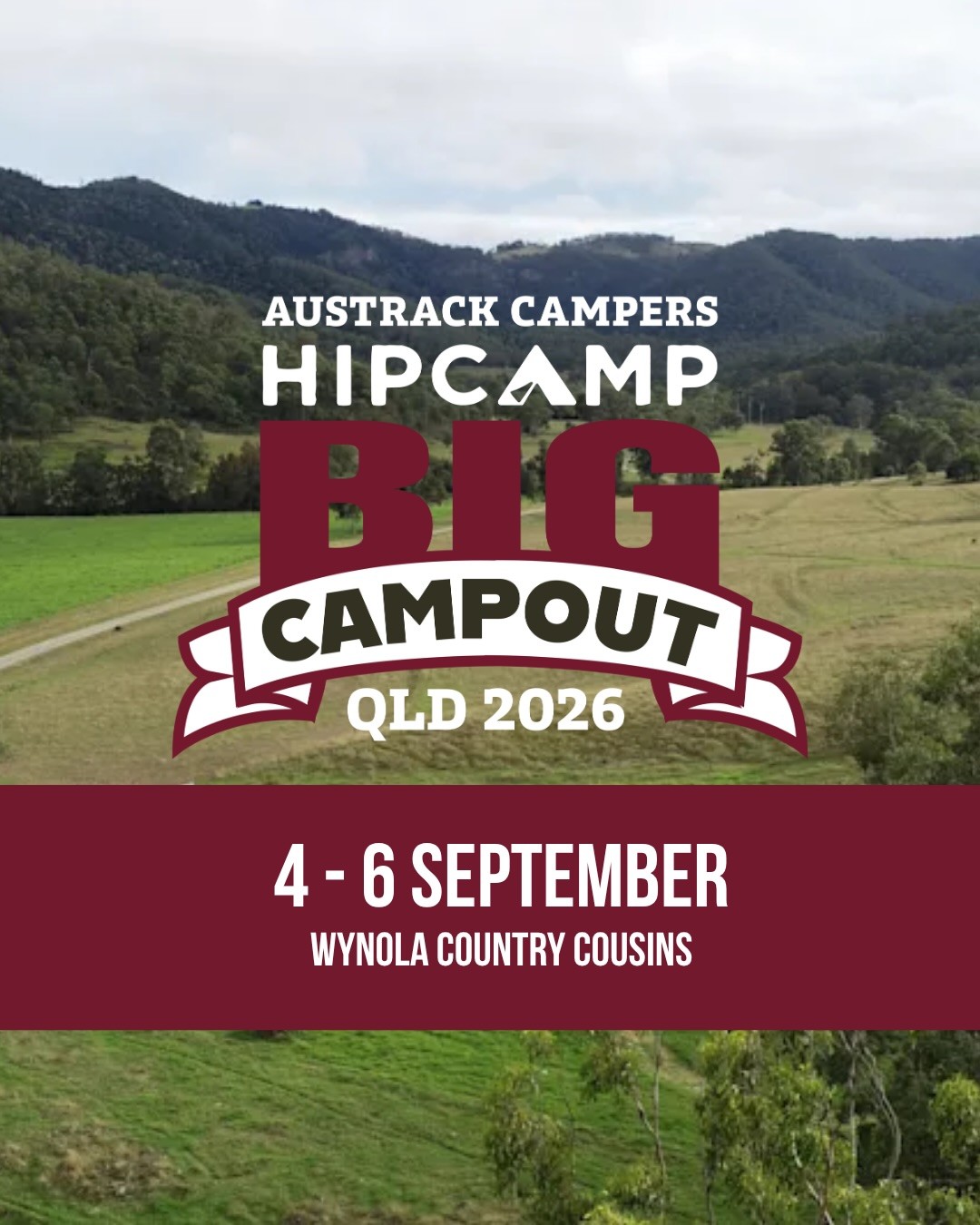 Austrack Campers Hipcamp Big Campout — 4x4 car meet in Brisbane, QLD on Friday 4 September 2026
