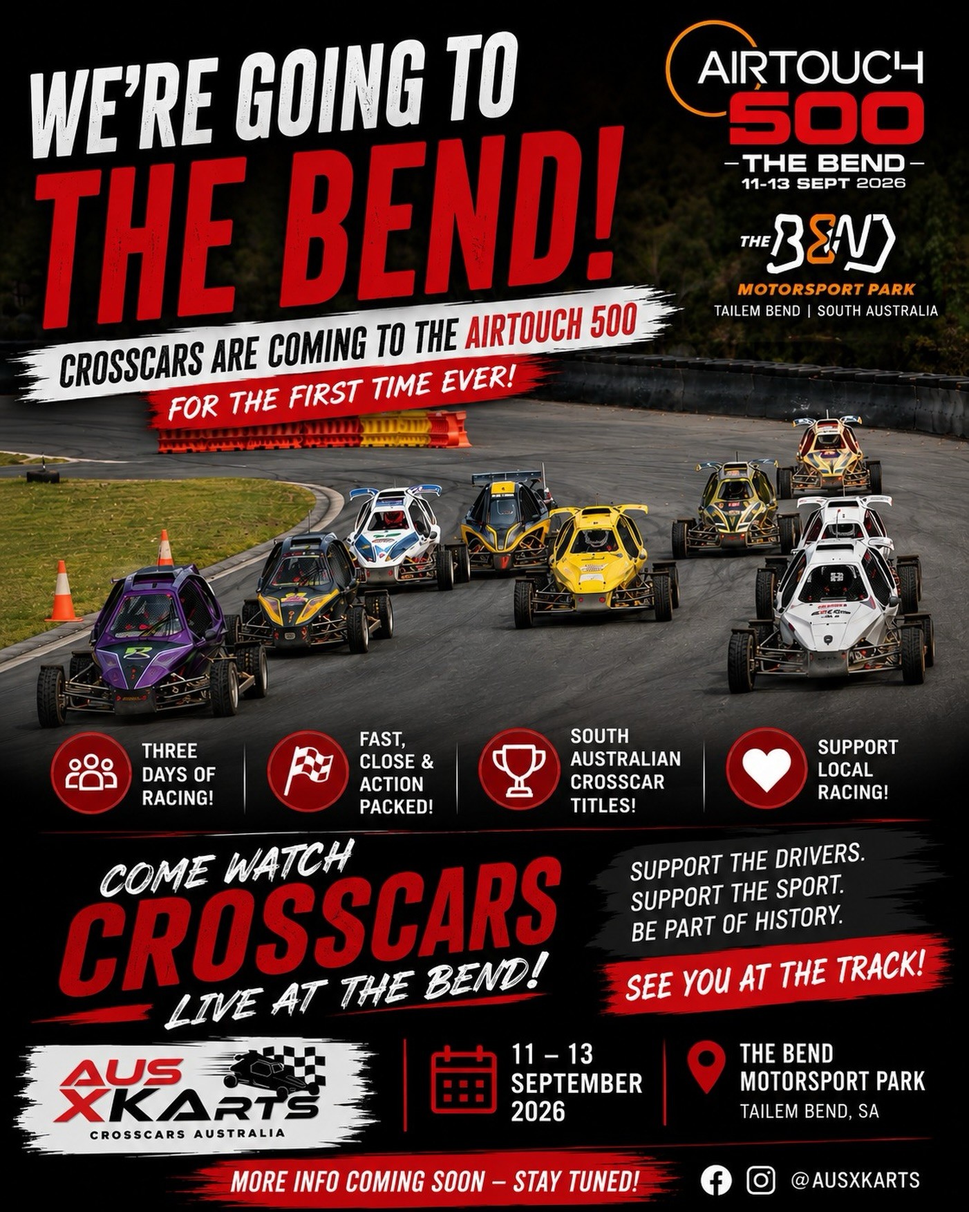 AirTouch 500 — spectator event in Adelaide, SA on Friday 11 September 2026