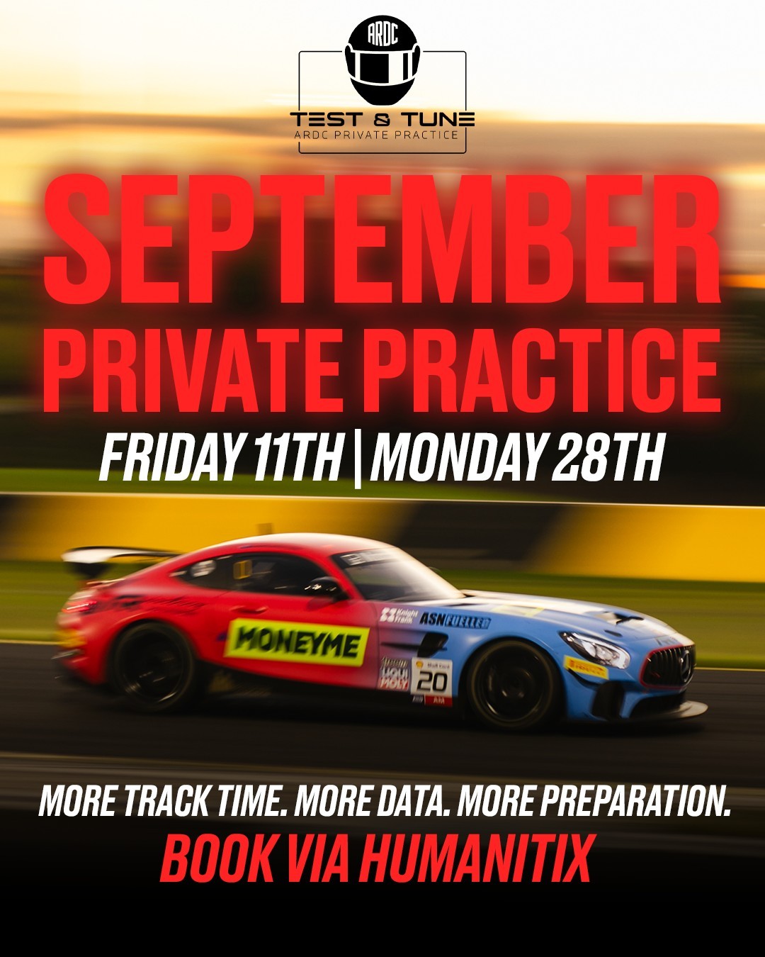 ARDC Private Practice — track day in Sydney, NSW on Friday 11 September 2026