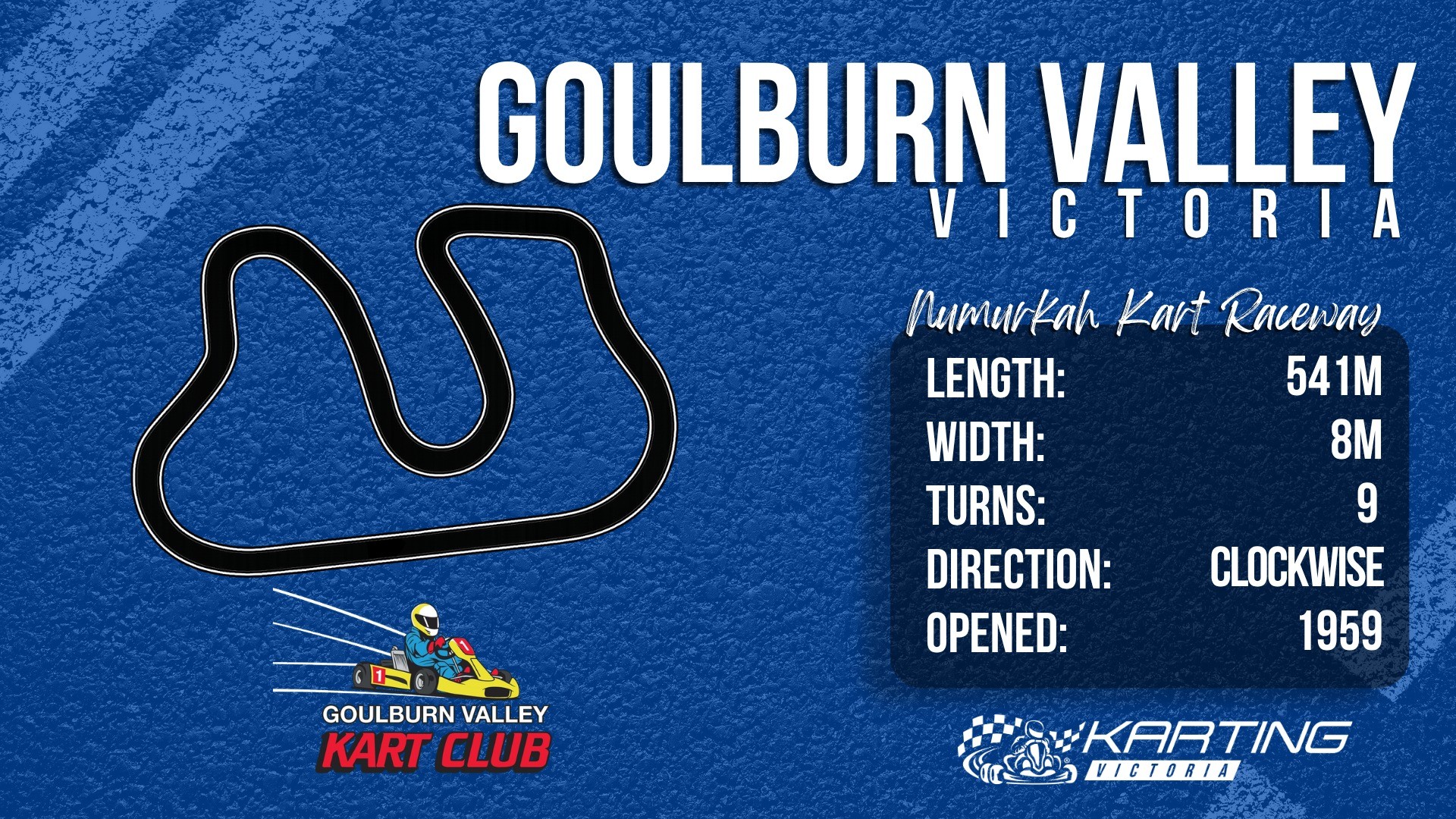 Goulburn Valley Kart Club August Clubday — track day in Melbourne, VIC on Sunday 23 August 2026