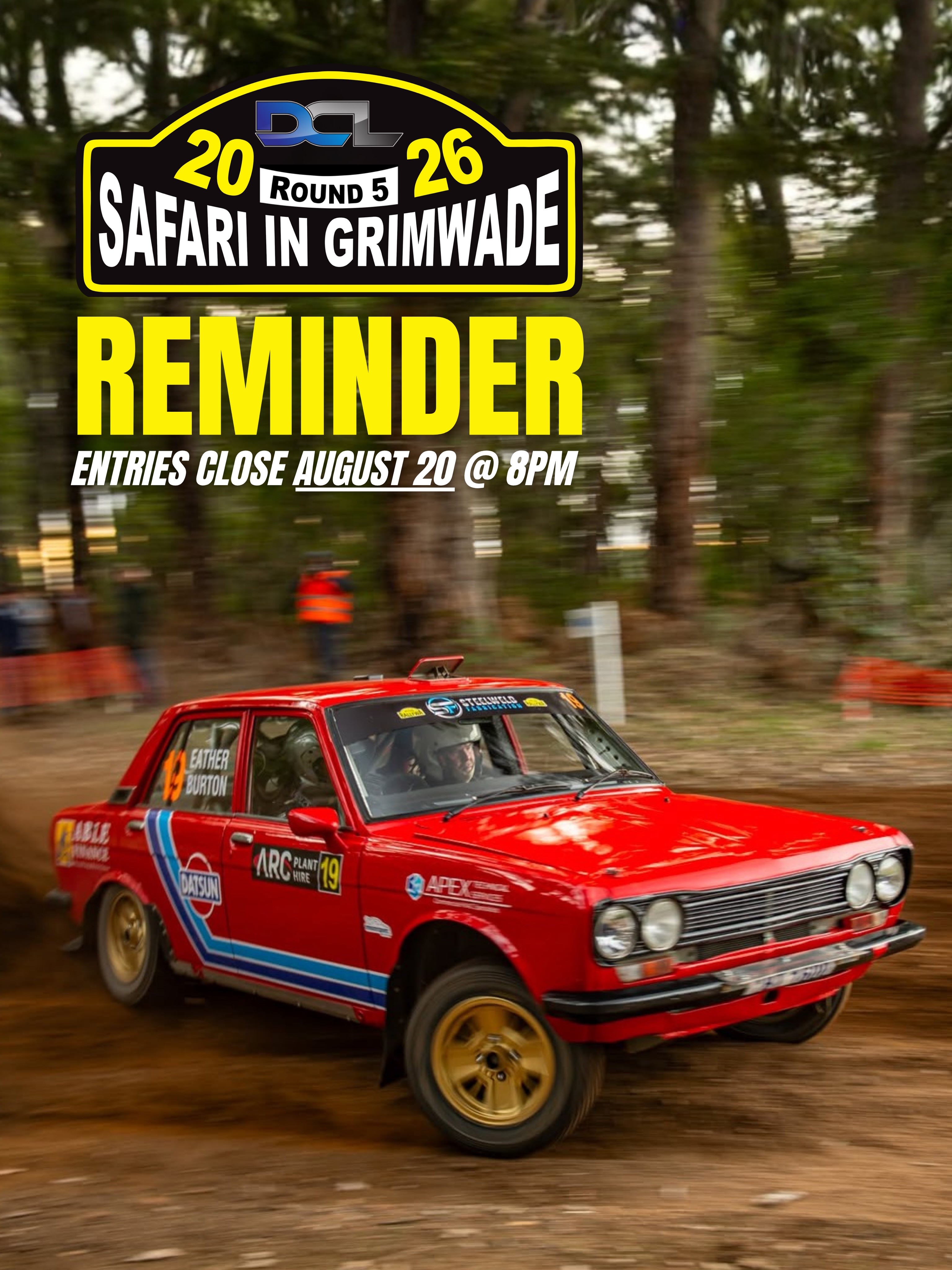 Safari in Grimwade — Classic/JDM spectator event in Bunbury, WA on Saturday 29 August 2026