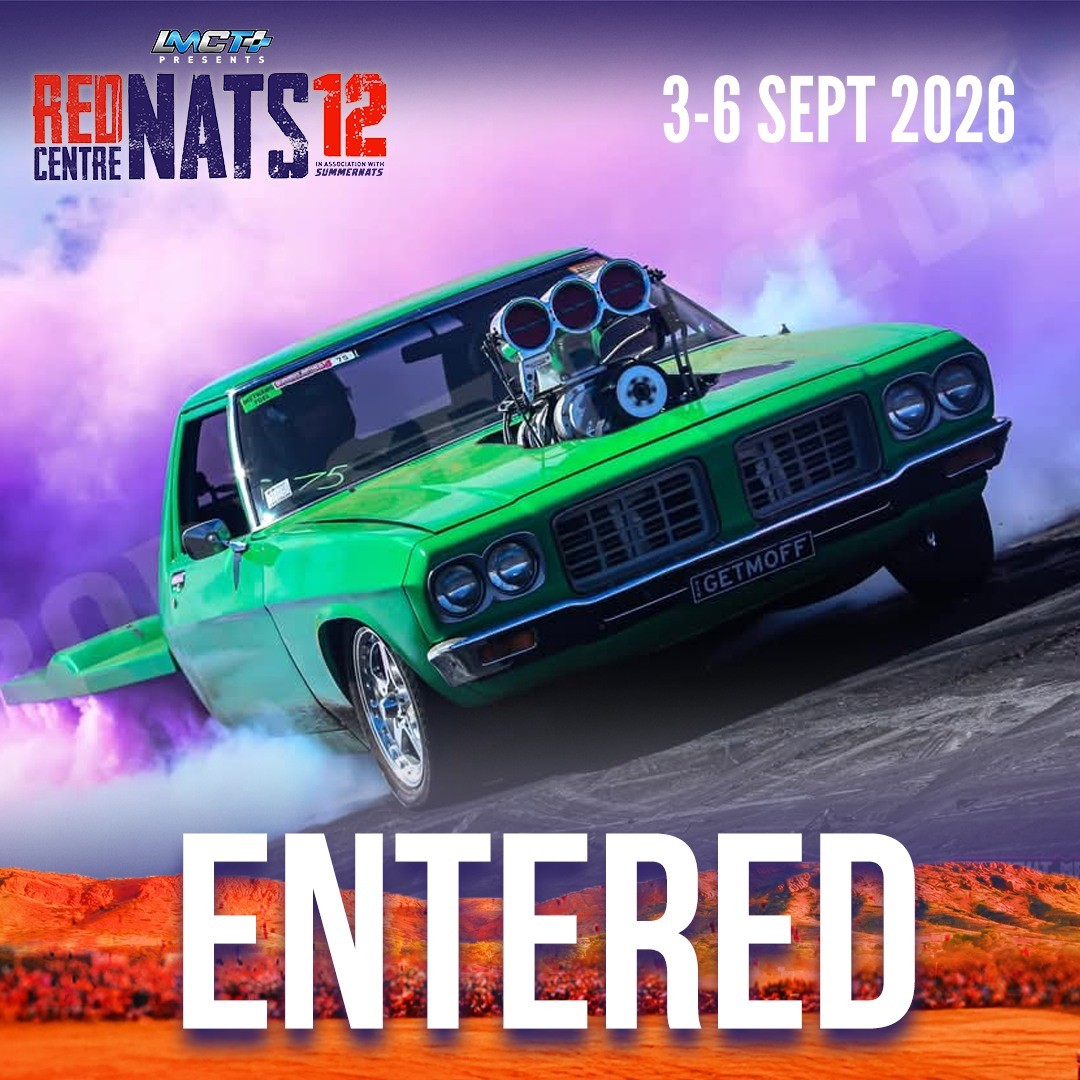 Red CentreNATS 12 — Muscle spectator event in Darwin, NT on Thursday 3 September 2026