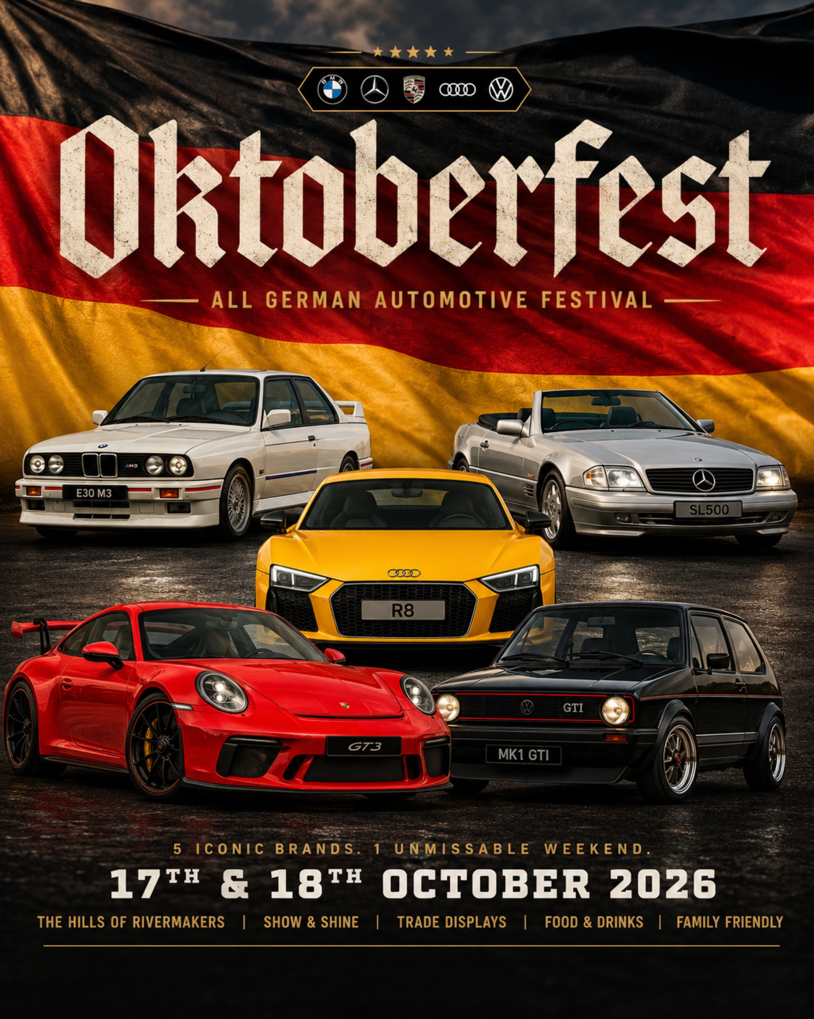 Oktoberfest — All German Automotive Festival — Euro spectator event in Brisbane, QLD on Saturday 17 October 2026